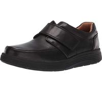 Clarks Homme Un Abode Strap Shoes, Black Leather, 42 EU