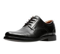 Clarks Homme Un Aldric Lace Plat Oxford, Cuir Noir, 40 EU Large