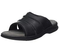 Clarks Homme Walkford Easy Sandales, Black Tumbled, 41 EU