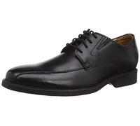 Clarks Homme Whiddon Pace Basket, Cuir Noir, 40 EU