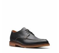 Clarks Hommes Clarkdale Apron Noir Lea - Semelle Durable UK 7.5 / Vrai 8 G