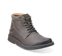 Clarks Hommes Remsen Hi Gris Lea Bottes Trendy & Stylé UK 8,9, 10 G