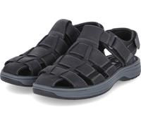 Clarks Hommes Sandales SALTWAY COVE Noir Cuir Taille : 10½