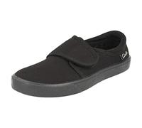 CLARKS Hopper Run Childrens Black Fabric, 10