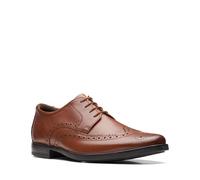 Clarks Howard Wing brogue pour hommes en cuir brown
