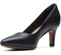 Clarks Illeana Tulip, Escarpins Femme, Cuir noir, 41 EU