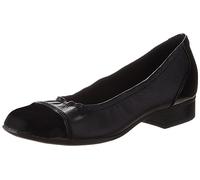 Clarks - - Juliet Step Chaussures pour Femme, Kolorite Black Leather, Taille : 38 EU Large, Cuir Noir, 38 EU Large