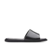Clarks Karsea Mule, Sandale à glissière, Black Leather,
