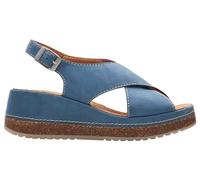 Clarks Kassanda Step Womens Blue Nubuck, 5.5