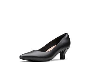 Clarks Kepley Vine EscarpinsFemme | Dessus en cuir, chaussures décontractées à enfiler, design sophistiqué, confort ultime en peluche