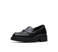Clarks Femme Lauryl Step, Cuir Noir, 42 EU