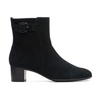 Clarks Linnae Up Bottes en daim Noir Taille 38, Noir, 38 EU