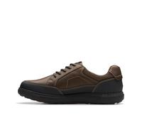 Clarks Mapstone LoGTX Mens Dark Brown Lea, 10