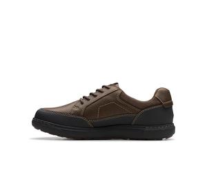 Clarks Mapstone LoGTX Mens Dark Brown Lea, 10
