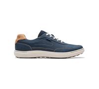Clarks Mapstone Trail Chaussures À Lacets En Cuir Bleu