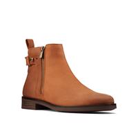 Clarks Memi LO bottillon pour femmes en cuir brown