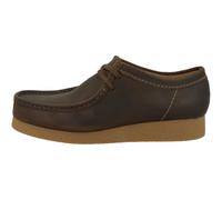 CLARKS Chaussure à lacets 'Wallabee' brun foncé, Taille 43
