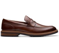 Clarks Homme Aldwin Step Shoes, Mid Tan Lea, 45.5 EU