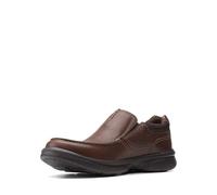 Clarks Homme Bradley Free Mocassin, Cuir roulé Brun, 46 EU