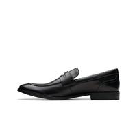 Clarks Men's Brandon Step, Cuir Noir, 43 EU