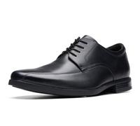Clarks Men's Burchill Derby, Cuir Noir, 41 EU