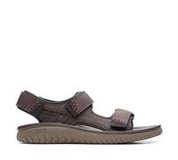 Clarks Homme Wesley Bay Sandale, Marron, 41 EU