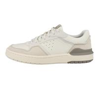 Clarks Homme Courtlite2 Lo Basket, Off White Suede, 44.5 EU