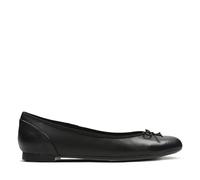 Clarks Femme Couture Bloom Ballet Flat, Cuir Noir, 35.5 EU