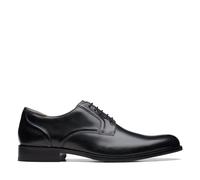 Clarks Mixte Craftarlo Lace Botte Oxford, Noir Cuir, 41.5 EU