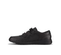 Clarks Mixte Daze Step 2 Y Shoes, Black Leather, 43 EU