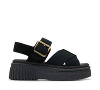 CLARKS Mixte Evamar Wish Shoes, Black SDE, 38 EU