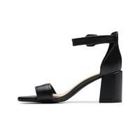 Clarks Femme Ezoria Mae Sandale, Black Leather, 36 EU