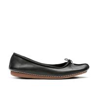 CLARKS Mixte Freckle Ice Shoes, Black Leather, 42.5 EU