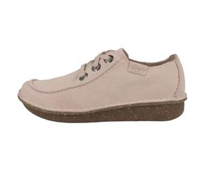 CLARKS Mixte Funny Dream Shoes, Light Pink Suede, 41.5 EU