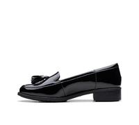 Clarks Mixte Havisham Edge Shoes, Black Pat, 37 EU