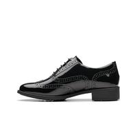 Clarks Mixte Havisham Oak Shoes, Black Pat, 40 EU