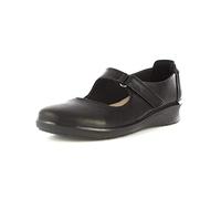CLARKS Mixte Hope Henley Shoes, Noir (Black Leather), 42 EU