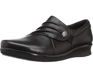 CLARKS Mixte Hope Roxanne Shoes, Black, 41 EU