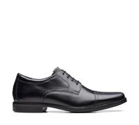 Clarks Casquette Howard Oxford pour Homme, Noir, 44 EU Large