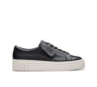 Clarks Mixte Mayhill Walk Shoes, Black Leather, 40 EU