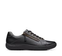 Clarks Femme Nalle Lace Basket, Black/Black, 39.5 EU