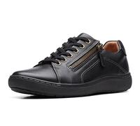 Clarks Femme Nalle Lace Basket, Noir, 42 EU