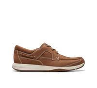 Clarks Homme Sailview Lace, Nubuck Brun Clair, 44.5 EU