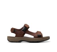 Clarks Mixte Saltway Edge Sandal, Dark Brown Lea, 44.5 EU