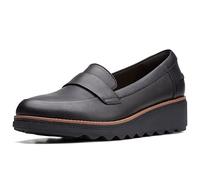 CLARKS Mixte Sharon Gracie Shoes, Black Soft, 37 EU