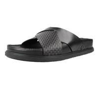 Clarks Mixte Torford Cross Sandal, Black Leather, 40 EU