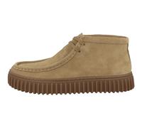 Clarks Homme Torhill Hi Bottine Chukka, Daim Sable foncé, 41 EU