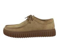 CLARKS Mixte Torhill Lo Shoes, Dark Sand Suede, 45 EU