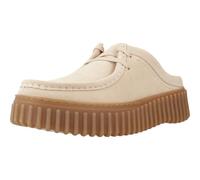 Clarks Mixte Torhill Mule Oxford, Ecru Suede, 38 EU
