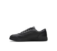 CLARKS Mixte Urban Solo O Shoes, Black Leather, 36 EU